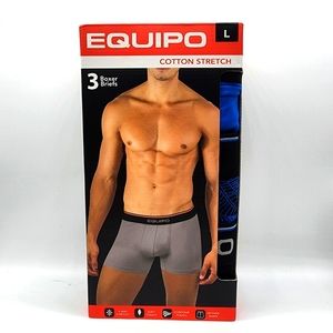 Equipo Men's 3 pack Boxer Briefs Size Large